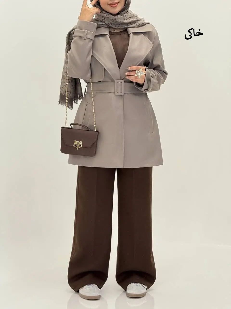 3563-بارونی آستردار تینا